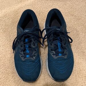 Asics Navy & Bright Blue Running Sneakers